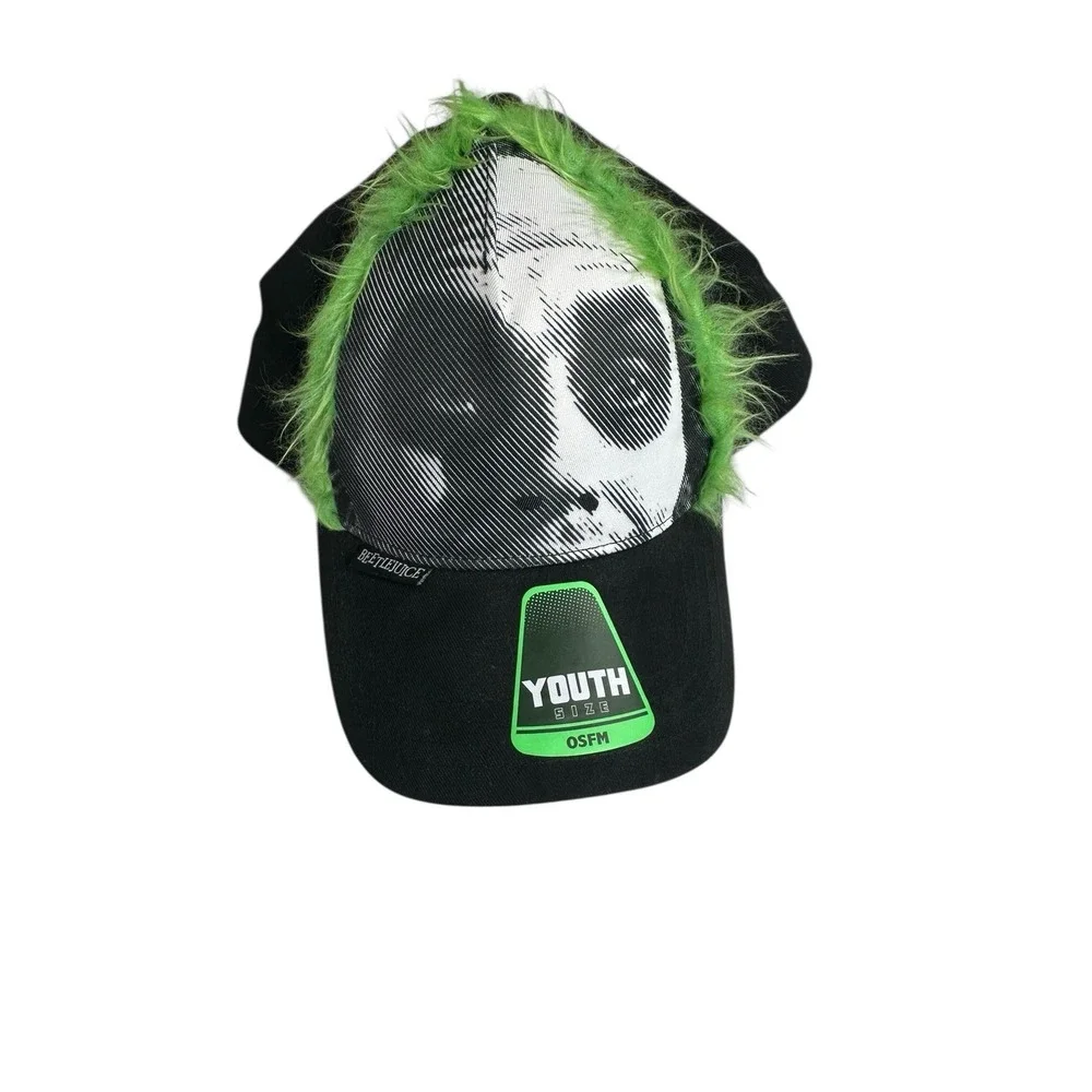 beetlejuice boys snapback adjustable ONE SIZE baseball cap hat YOUTH